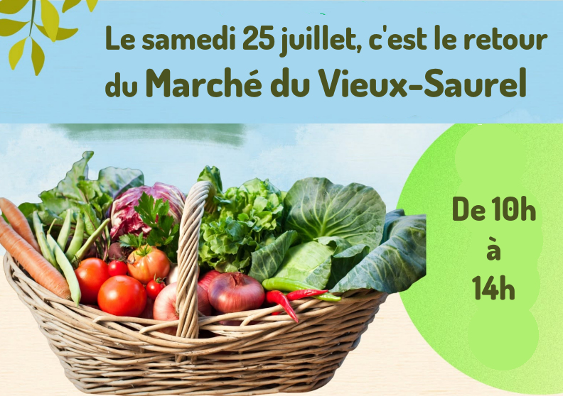 C'est le retour du Marché du Vieux-Saurel samedi le 25 juillet | SorelTracy Magazine